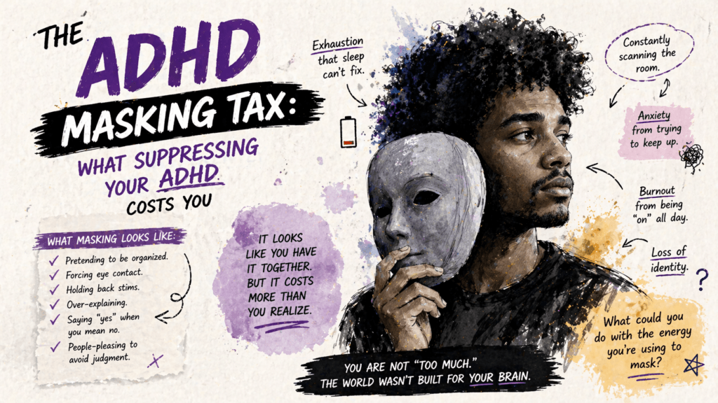 The ADHD Masking Tax: What Suppressing Your ADHD Costs You