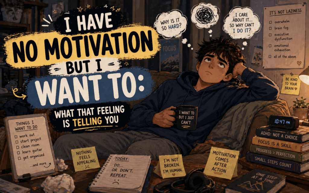 I Have No Motivation But I Want To: What That Feeling Is Telling You