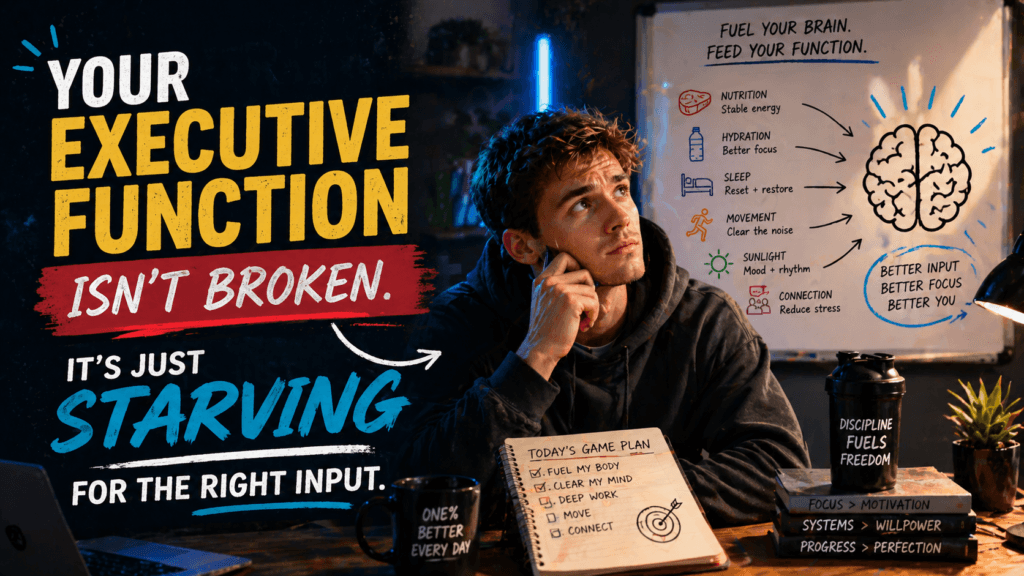 Your Executive Function Isn’t Broken. It’s Just Starving for the Right Input.