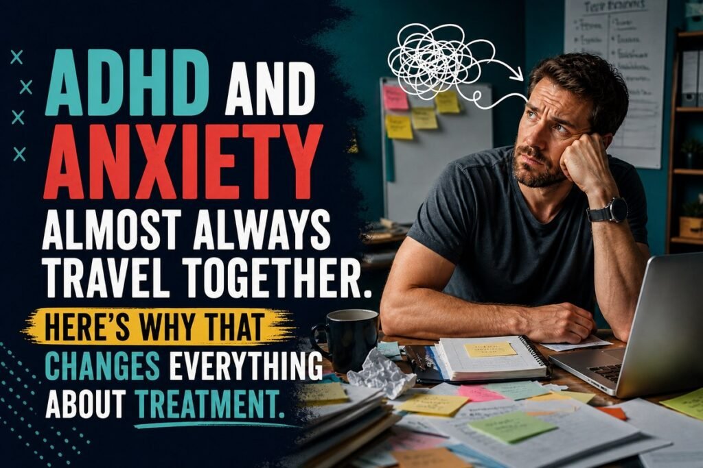 ADHD and Anxiety Almost Always Travel Together. Here’s Why That Changes Everything About Treatment.