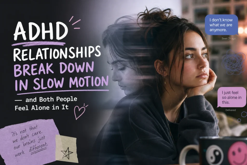ADHD Relationships Break Down in Slow Motion — and Both People Feel Alone in It