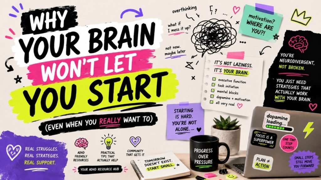 Why Your Brain Won’t Let You Start (Even When You Really Want To)