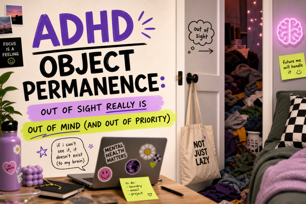 ADHD Object Permanence: Out of Sight Really Is Out of Mind (and Out of Priority)