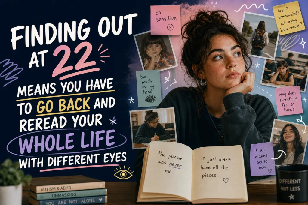 Finding Out at 22 Means You Have to Go Back and Reread Your Whole Life With Different Eyes