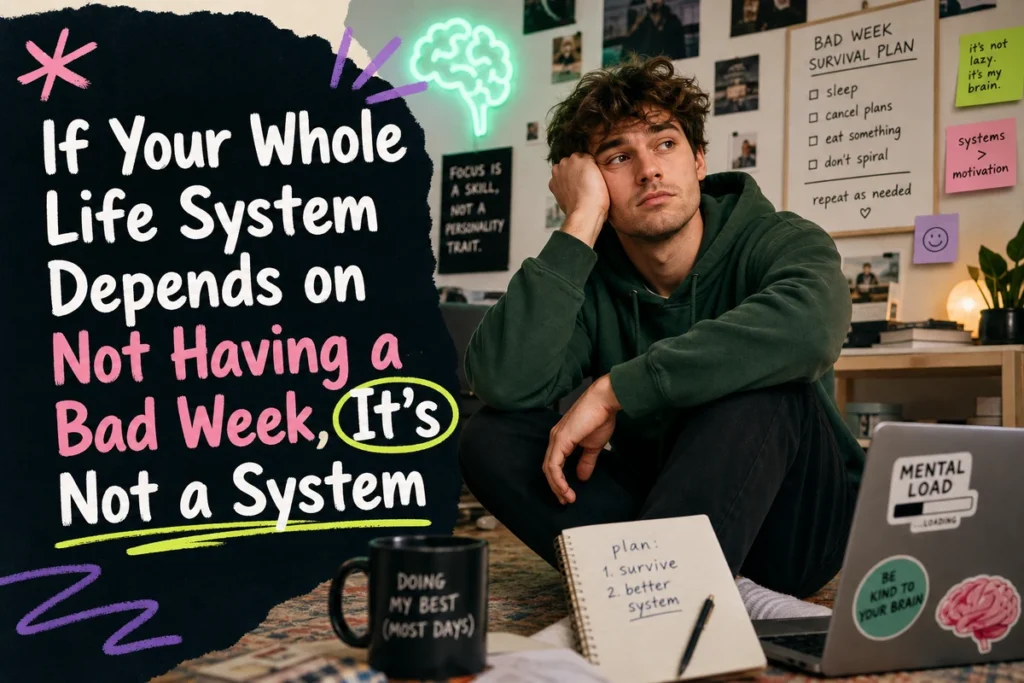 If Your Whole Life System Depends on Not Having a Bad Week, It’s Not a System