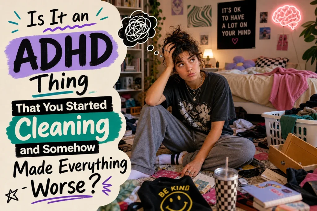 Is It an ADHD Thing That You Started Cleaning and Somehow Made Everything Worse?