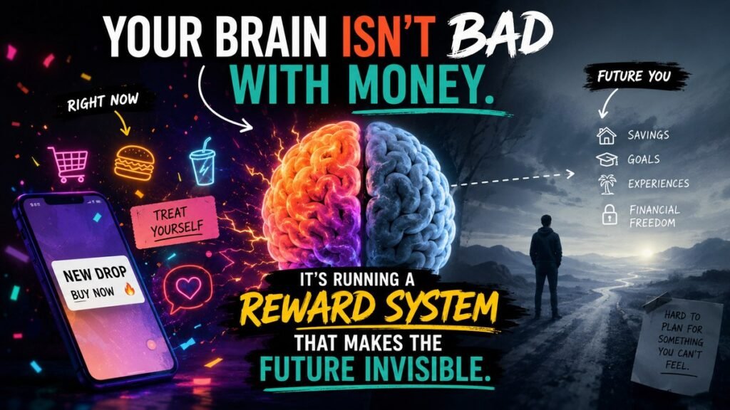 Your Brain Isn’t Bad With Money. It’s Running a Reward System That Makes the Future Invisible.