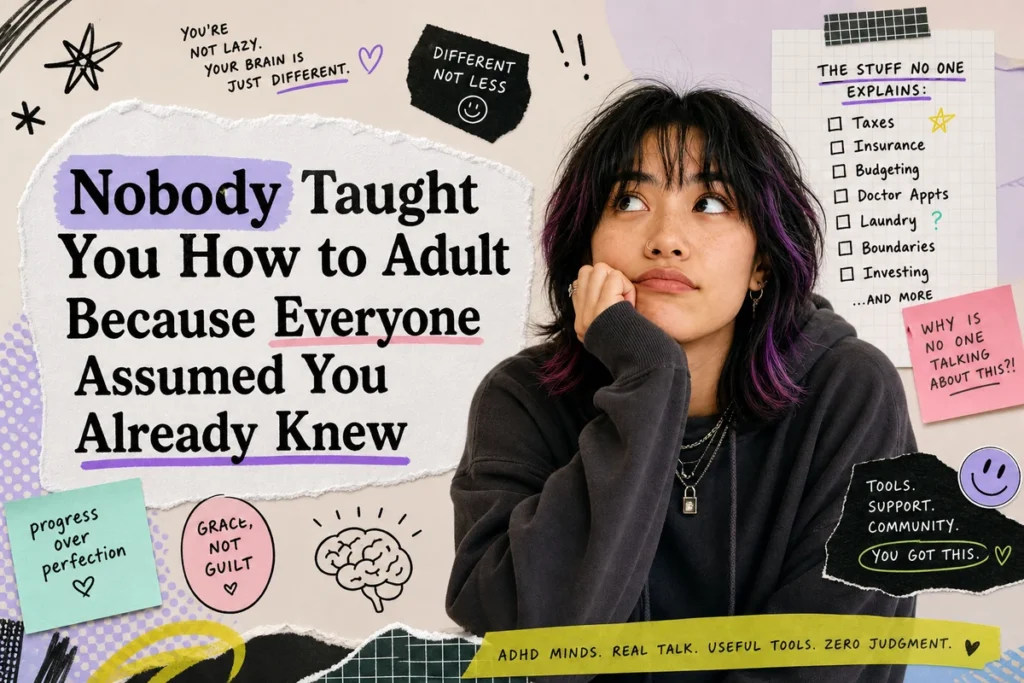 Nobody Taught You How to Adult Because Everyone Assumed You Already Knew