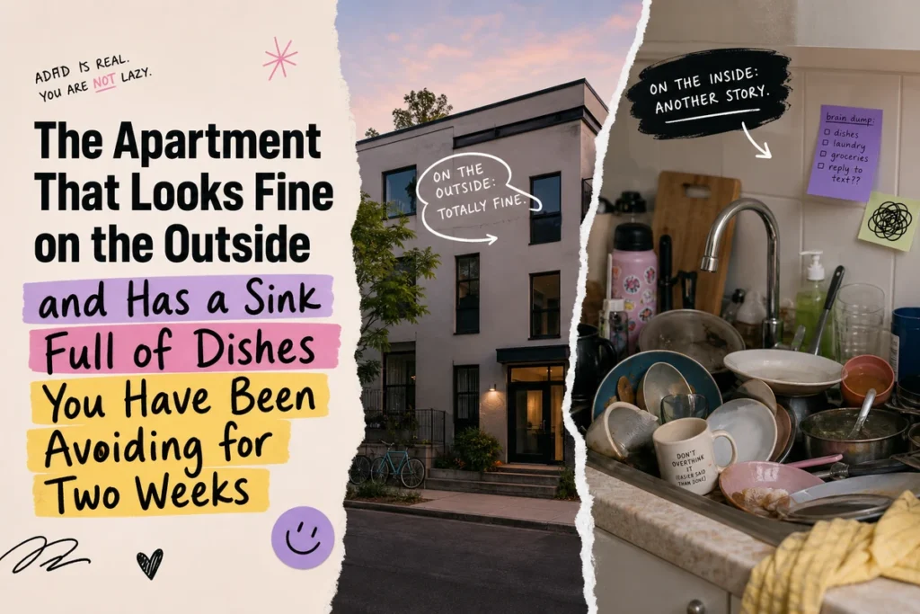 The Apartment That Looks Fine on the Outside and Has a Sink Full of Dishes You Have Been Avoiding for Two Weeks