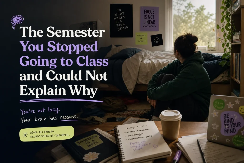 The Semester You Stopped Going to Class and Could Not Explain Why