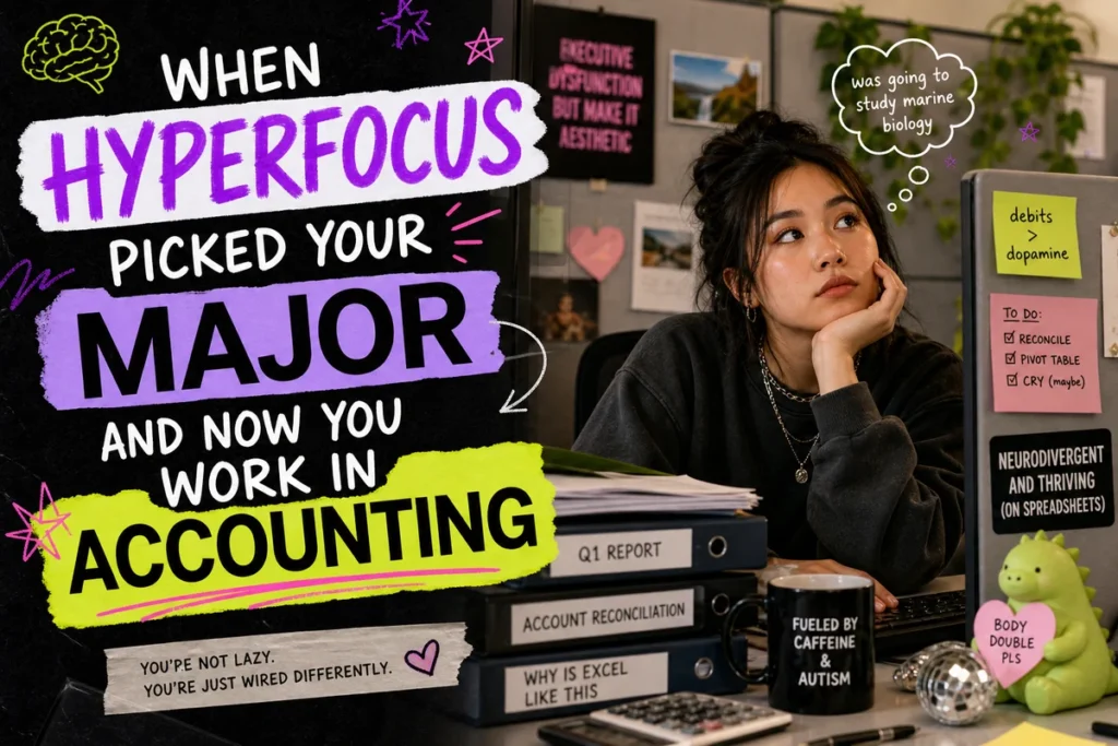 When Hyperfocus Picked Your Major and Now You Work in Accounting