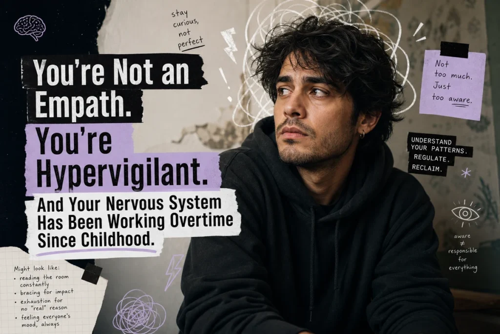 You’re Not an Empath. You’re Hypervigilant. And Your Nervous System Has Been Working Overtime Since Childhood.