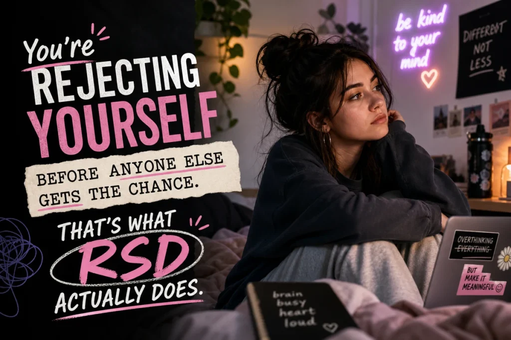 You’re Rejecting Yourself Before Anyone Else Gets the Chance. That’s What RSD Actually Does.