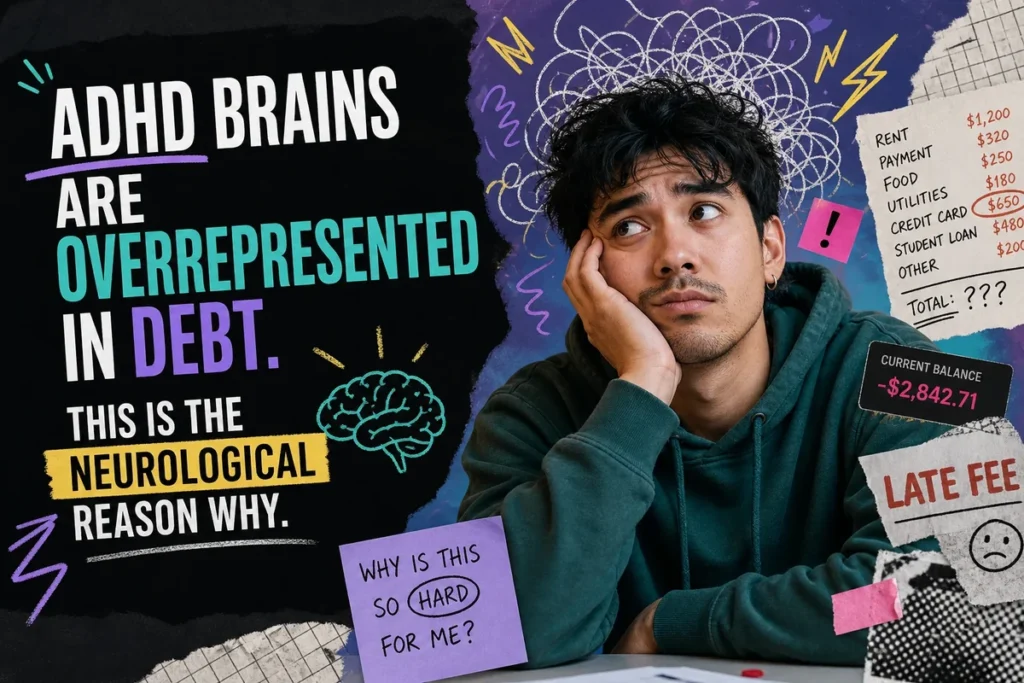 ADHD Brains Are Overrepresented in Debt. This Is the Neurological Reason Why.