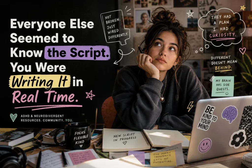 Everyone Else Seemed to Know the Script. You Were Writing It in Real Time.