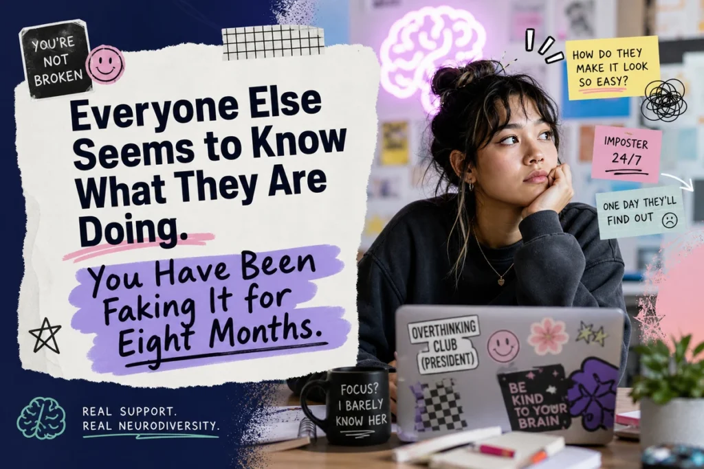 Everyone Else Seems to Know What They Are Doing. You Have Been Faking It for Eight Months.