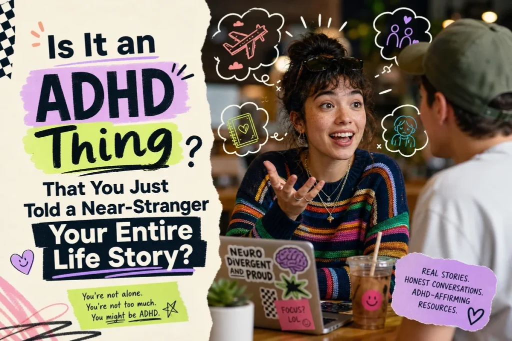 Is It an ADHD Thing That You Just Told a Near-Stranger Your Entire Life Story?