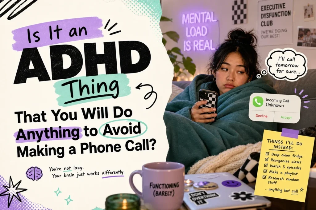 Is It an ADHD Thing That You Will Do Anything to Avoid Making a Phone Call?