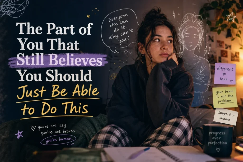 The Part of You That Still Believes You Should Just Be Able to Do This
