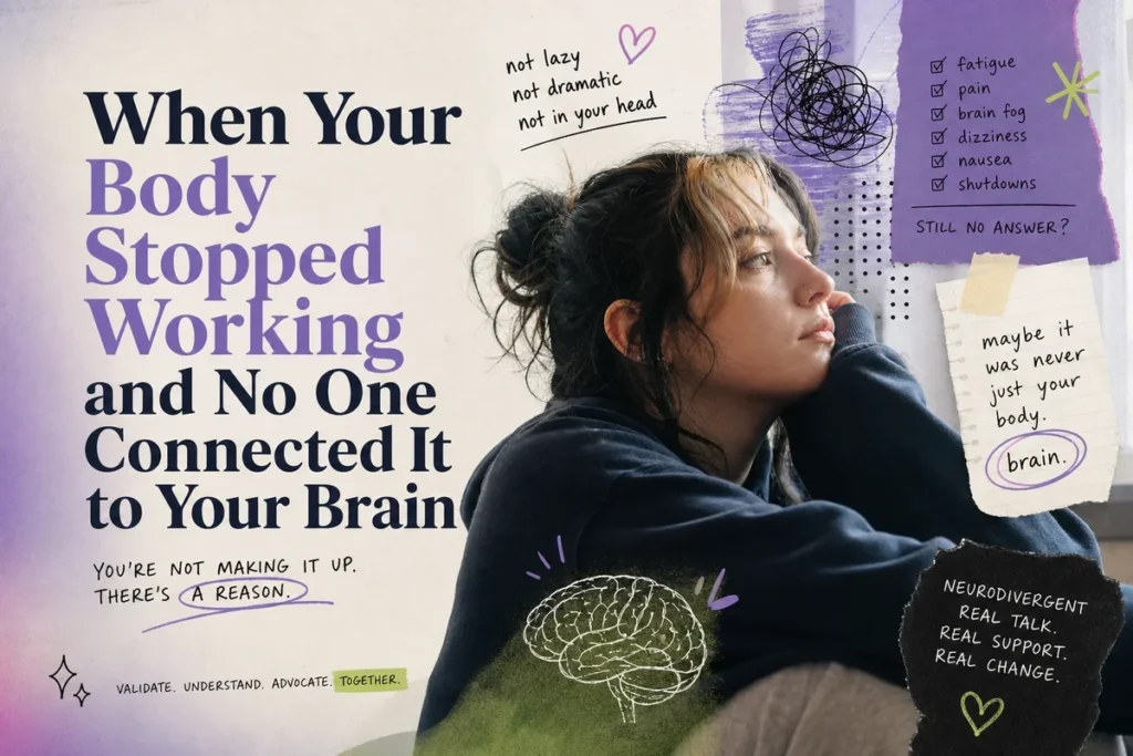 When Your Body Stopped Working and No One Connected It to Your Brain