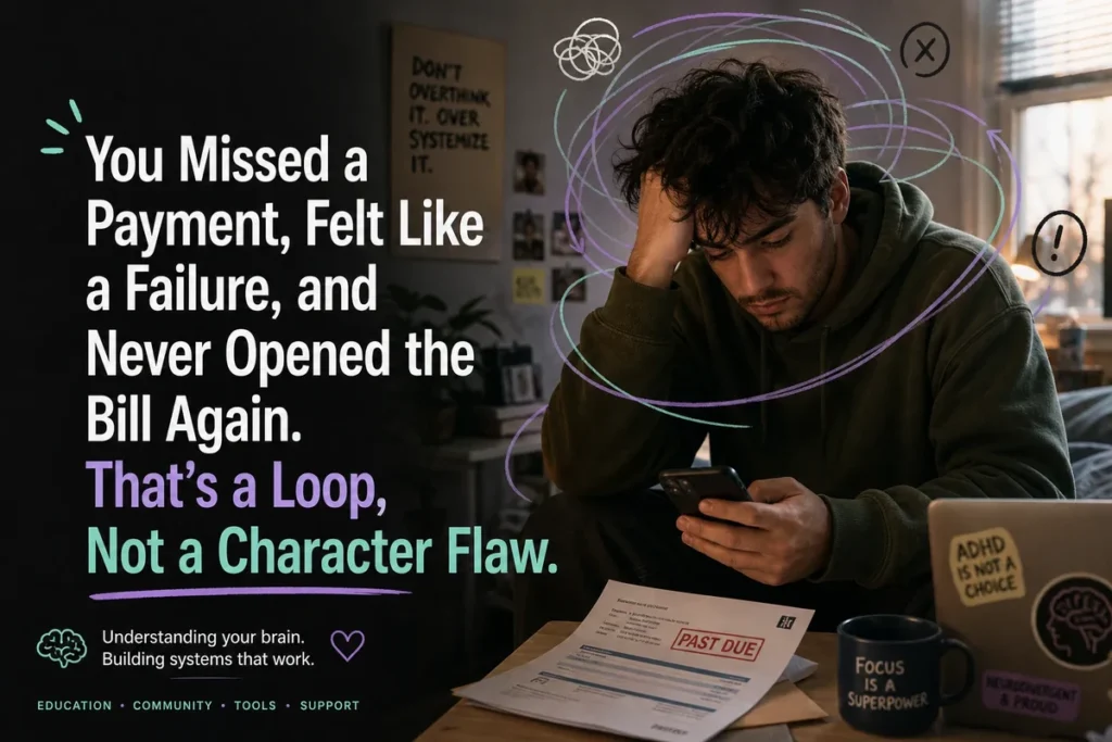 You Missed a Payment, Felt Like a Failure, and Never Opened the Bill Again. That’s a Loop, Not a Character Flaw.
