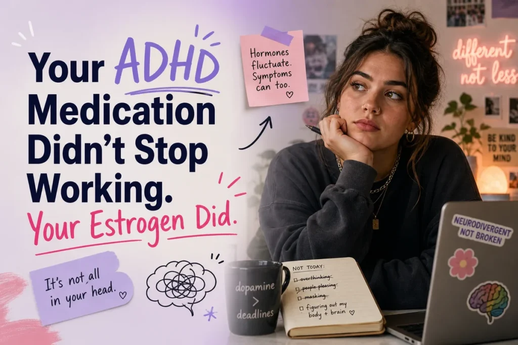 Your ADHD Medication Didn’t Stop Working. Your Estrogen Did.