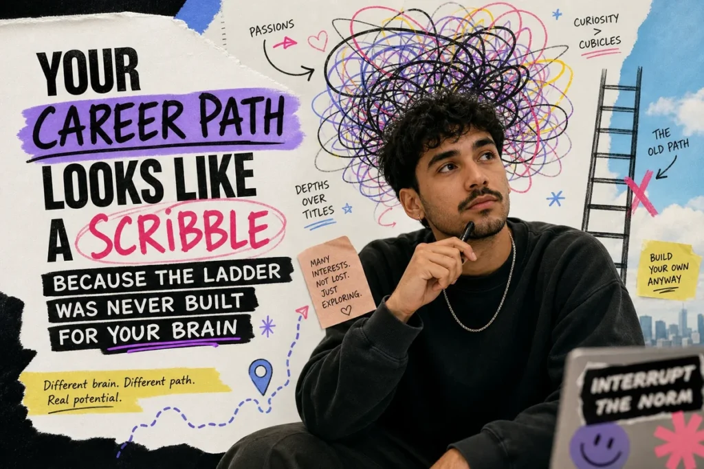 Your Career Path Looks Like a Scribble Because the Ladder Was Never Built for Your Brain