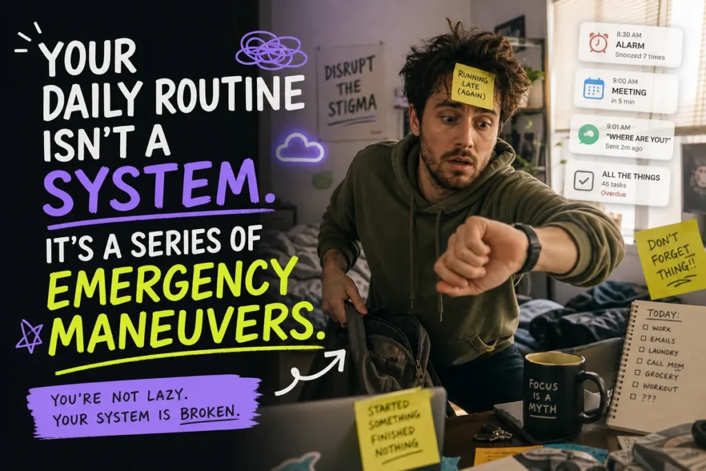 Your Daily Routine Isn’t a System. It’s a Series of Emergency Maneuvers.