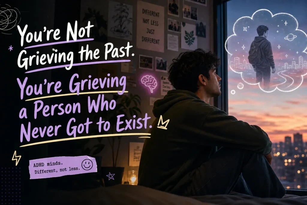 You’re Not Grieving the Past. You’re Grieving a Person Who Never Got to Exist.