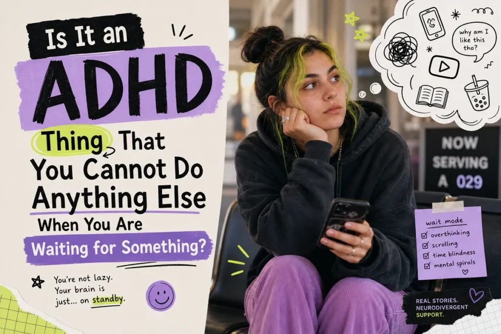 Is It an ADHD Thing That You Cannot Do Anything Else When You Are Waiting for Something?