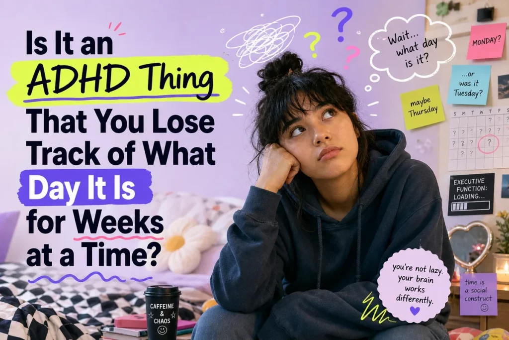 Is It an ADHD Thing That You Lose Track of What Day It Is for Weeks at a Time?