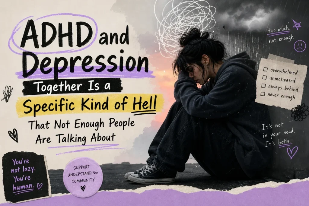 ADHD and Depression Together Is a Specific Kind of Hell That Not Enough People Are Talking About