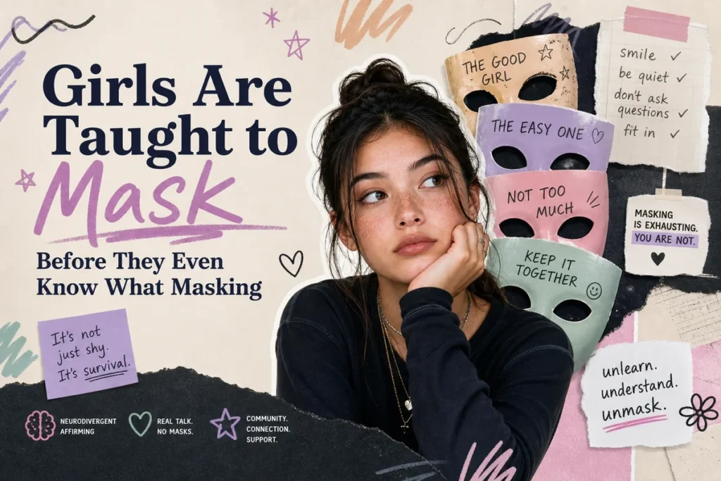 Girls Are Taught to Mask Before They Even Know What Masking Is. And It Costs Them Decades.