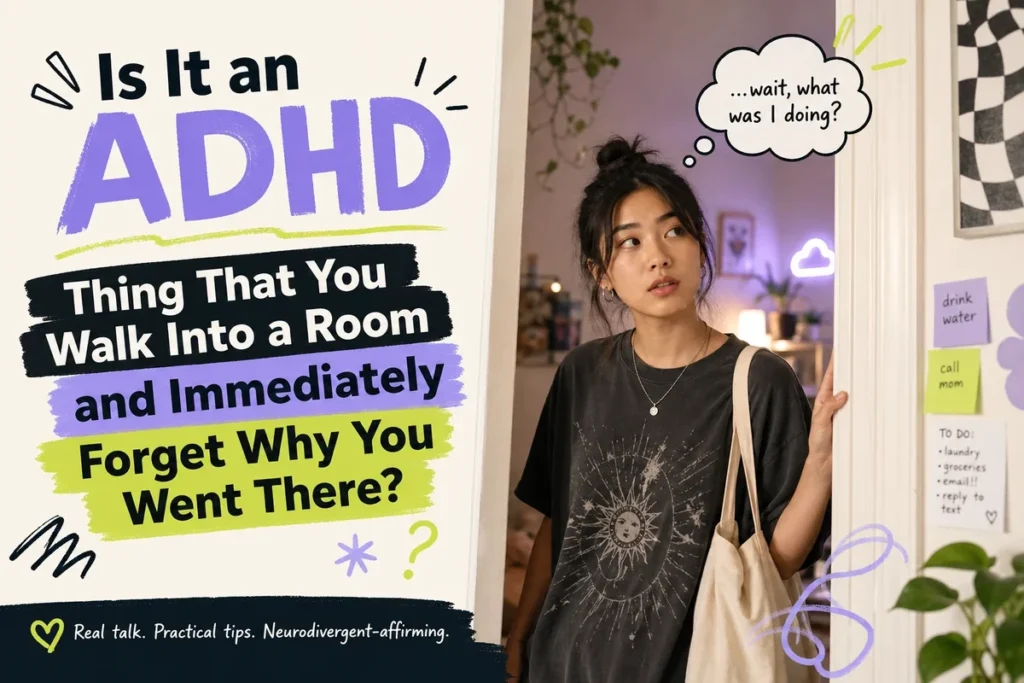 Is It an ADHD Thing That You Walk Into a Room and Immediately Forget Why You Went There?