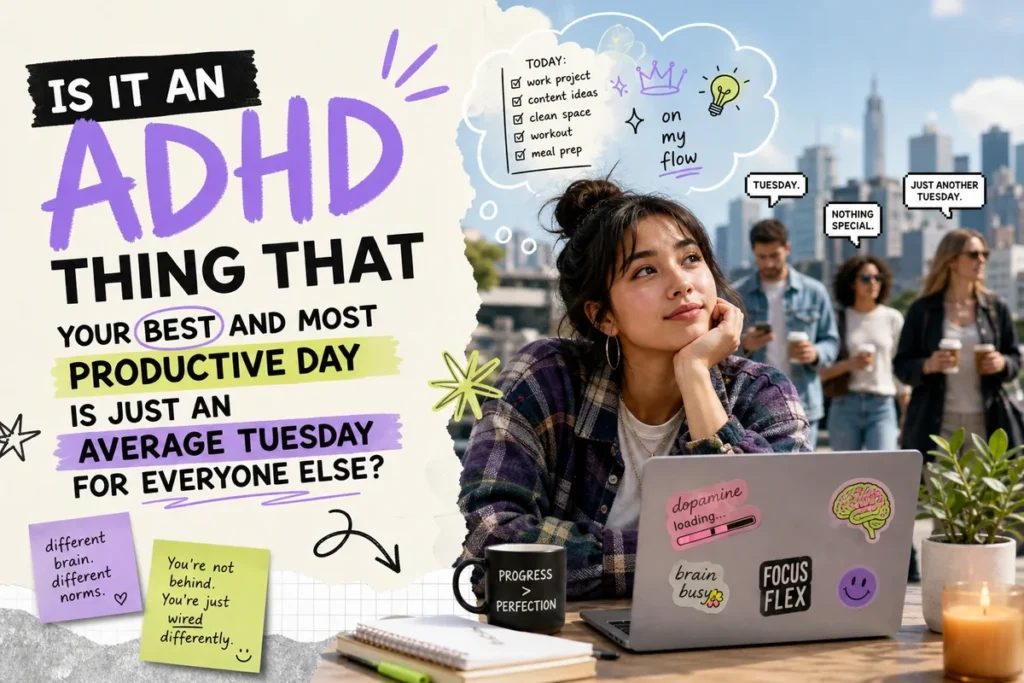 Is It an ADHD Thing That Your Best and Most Productive Day Is Just an Average Tuesday for Everyone Else?