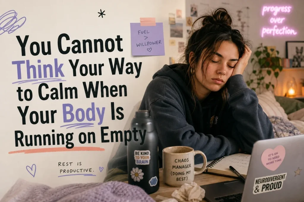 You Cannot Think Your Way to Calm When Your Body Is Running on Empty
