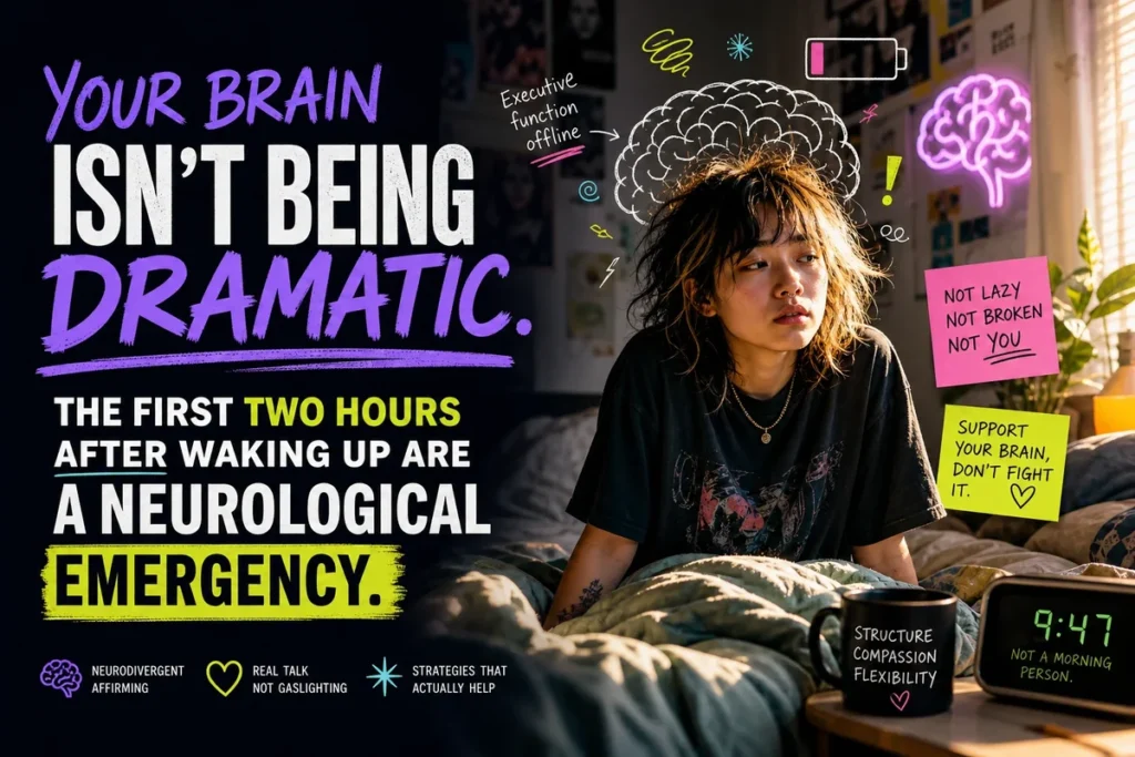 Your Brain Isn’t Being Dramatic. The First Two Hours After Waking Up Are a Neurological Emergency.