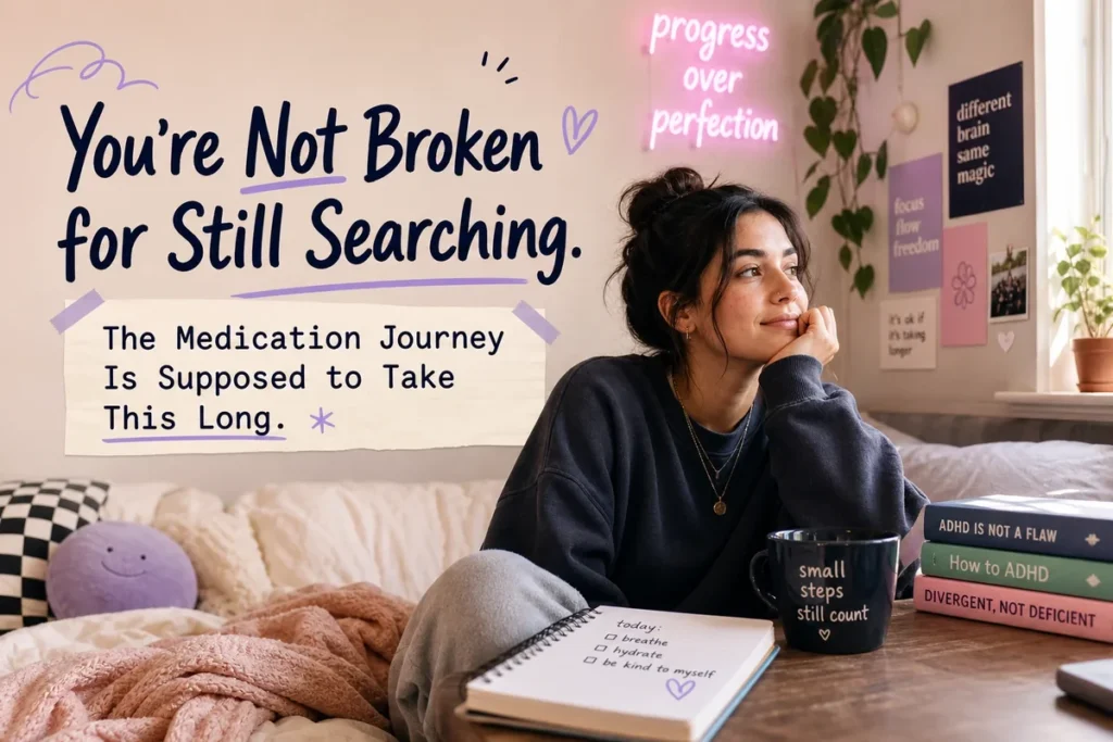 You’re Not Broken for Still Searching. The Medication Journey Is Supposed to Take This Long.