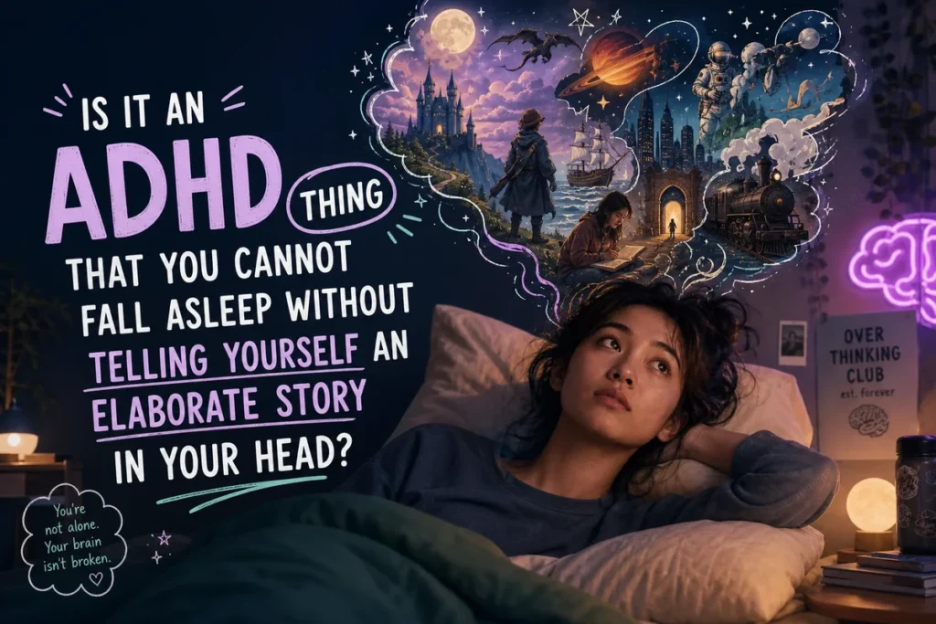 Is It an ADHD Thing That You Cannot Fall Asleep Without Telling Yourself an Elaborate Story in Your Head?