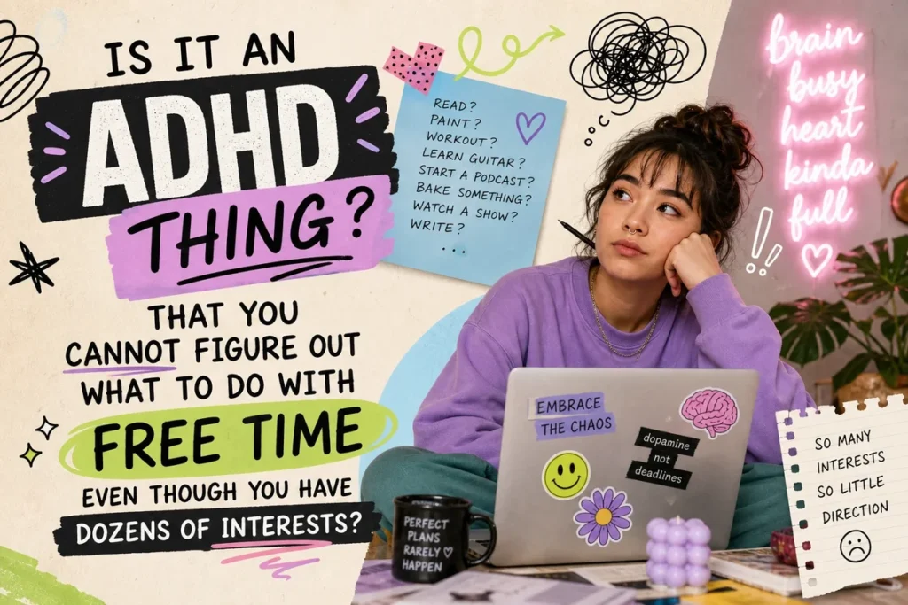 Is It an ADHD Thing That You Cannot Figure Out What to Do With Free Time Even Though You Have Dozens of Interests?