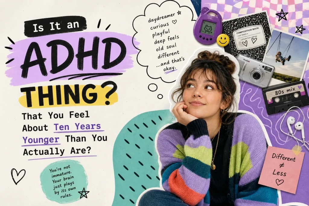 Is It an ADHD Thing That You Feel About Ten Years Younger Than You Actually Are?