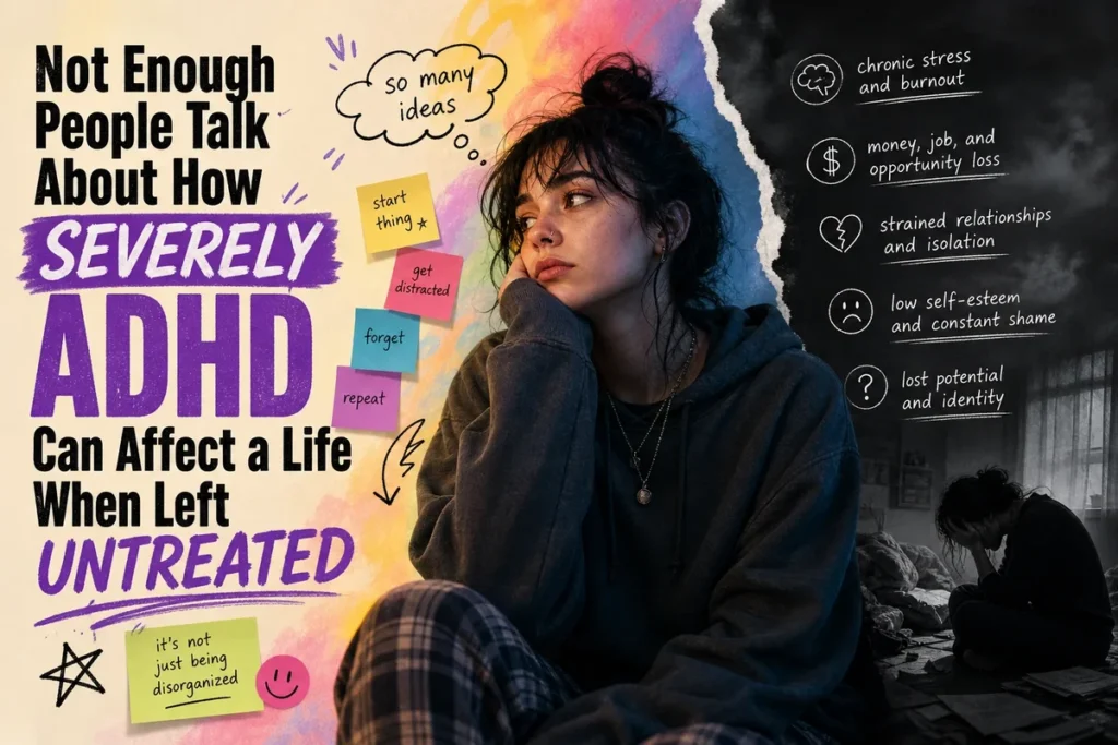 Not Enough People Talk About How Severely ADHD Can Affect a Life When Left Untreated