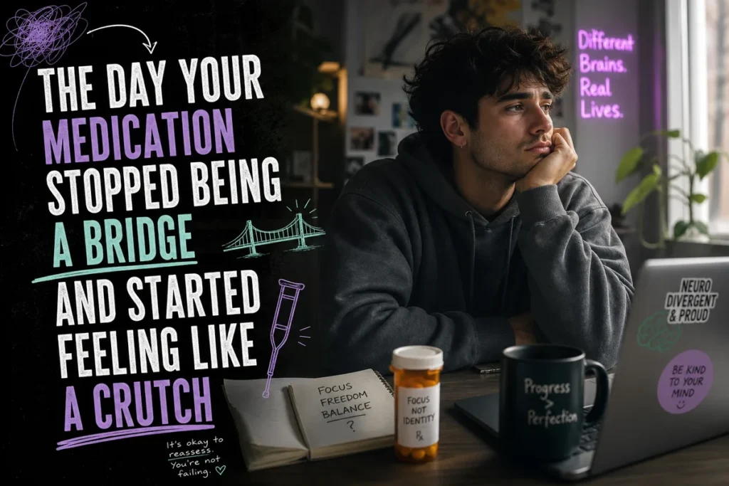 The Day Your Medication Stopped Being a Bridge and Started Feeling Like a Crutch