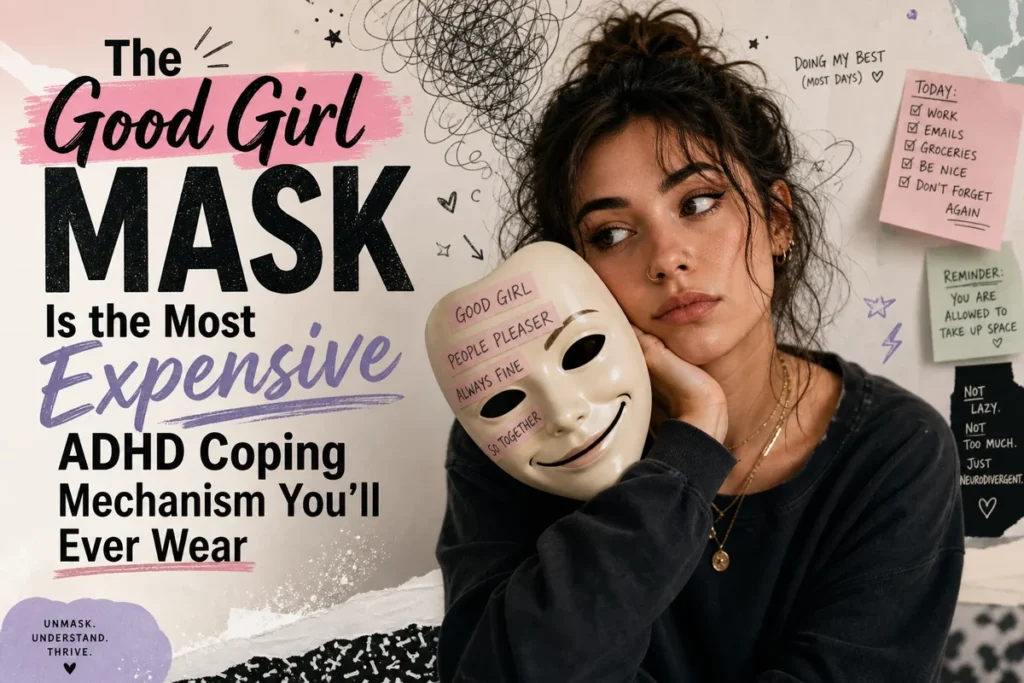 The Good Girl Mask Is the Most Expensive ADHD Coping Mechanism You’ll Ever Wear