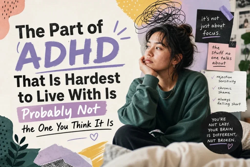 The Part of ADHD That Is Hardest to Live With Is Probably Not the One You Think It Is