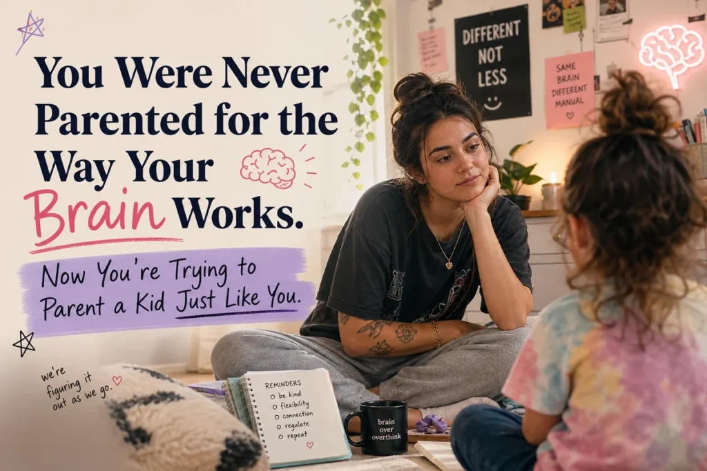 You Were Never Parented for the Way Your Brain Works. Now You’re Trying to Parent a Kid Just Like You.