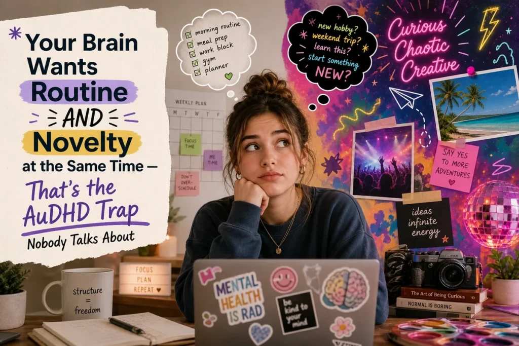 Your Brain Wants Routine AND Novelty at the Same Time — That’s the AuDHD Trap Nobody Talks About