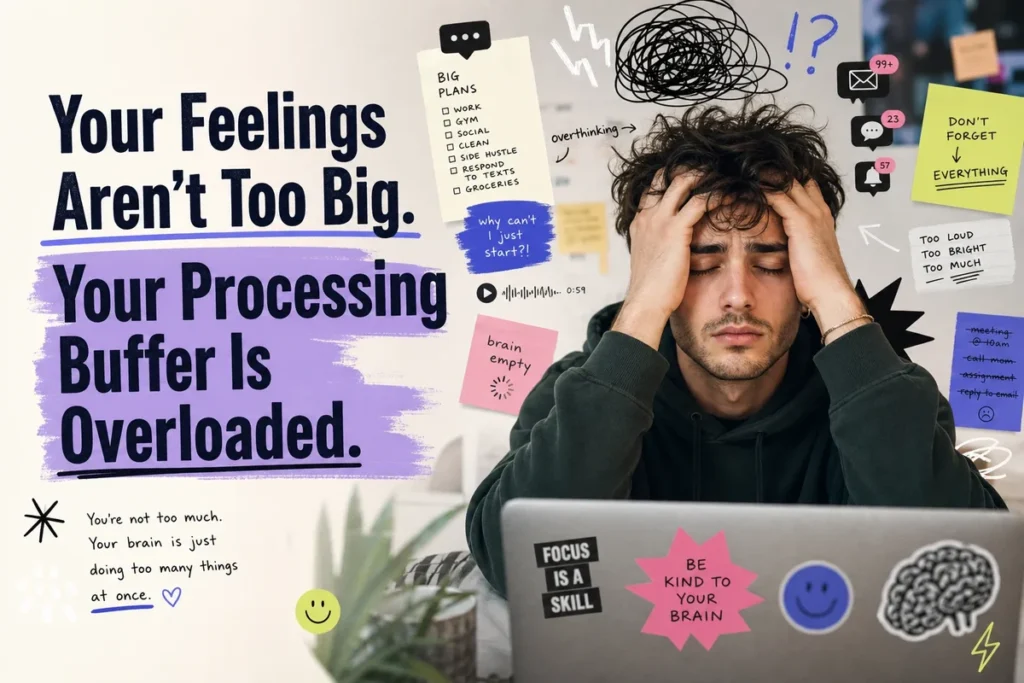 Your Feelings Aren’t Too Big. Your Processing Buffer Is Overloaded.