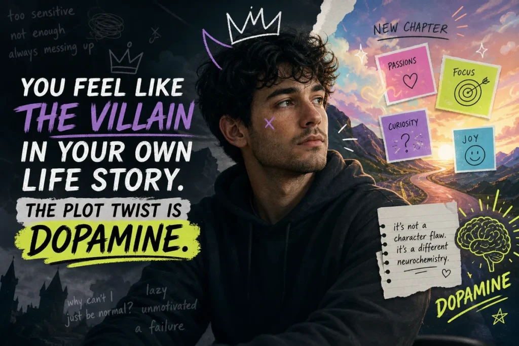 You Feel Like the Villain in Your Own Life Story. The Plot Twist Is Dopamine.